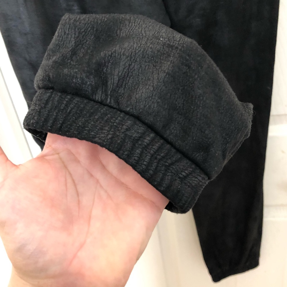 Express Faux Suede Jogger Sweatpants Elastic Waist - Picture 5 of 10